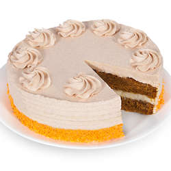 Cinnamon Frosted Pumpkin Cake