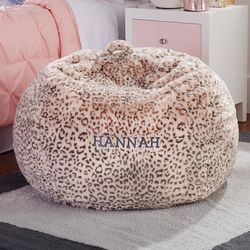 Personalized Wild! Fur Animal Bean Bag Chair
