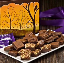 24 Magic Morsels Brownies in Fall Gift Box