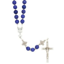 Boy's First Communion Blue Rosary