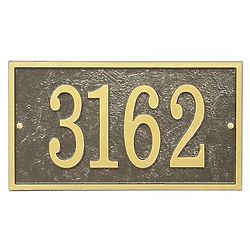 Personalized Rectangle House Numbers Plaque