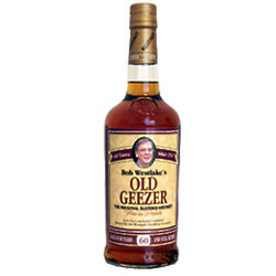 Personalized Old Geezer Liquor Bottle Label