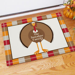 Welcome Turkey Personalized Doormat