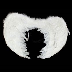 White Angel Feather Fairy Wings