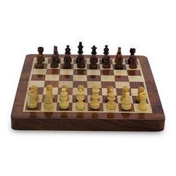 Wood Chess and Backgammon Set