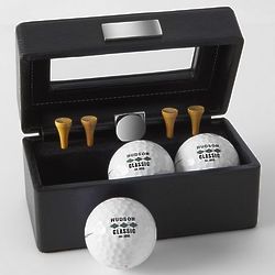 Personalized 10 Piece Leather Golf Travel Set