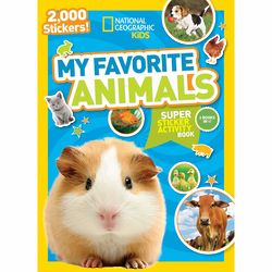 My Favorite Animals Super Sticker Activity Book