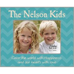 Color the World Personalized Picture Frame