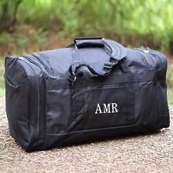 Embroidered Large Duffel Bag