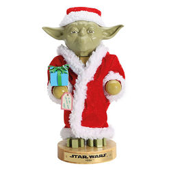 Star Wars  Santa Yoda Holiday Nutcrackers