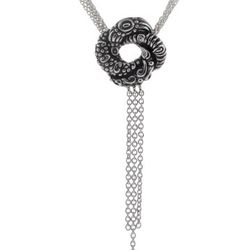 Algerian Love Knot Sterling Silver Bond Girl Necklace