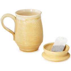 Mug with Tea Bag Holding Lid