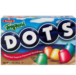 12 Theater-Size Boxes of Tropical Dots Gumdrop Candies