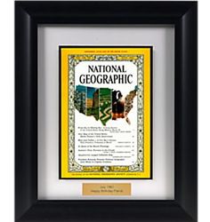 Personalized Framed ''Your Year'' National Geographic Magazine