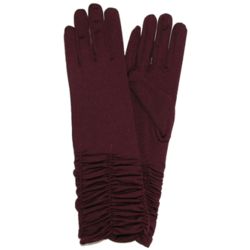 Ruched Long Gloves