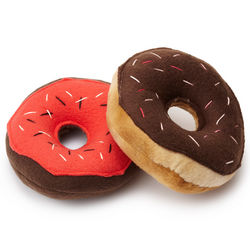 Squeaky Dog Donut Toy