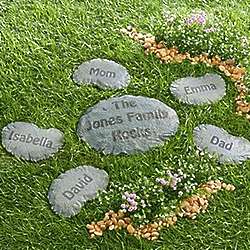 Personalized Our Family Rocks! Name Stepping Stone