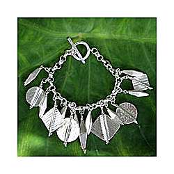 "Festive Thailand" Silver Charm Bracelet