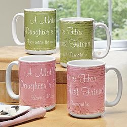 Personalized First Memories Mug for Mom