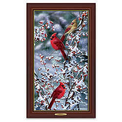 Bradley Jackson Cardinals In Snow Wall Art