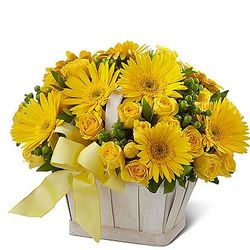 Premium Uplifting Moments Floral Bouquet Basket