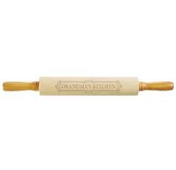 Personalized Rolling Pin with Scroll Design