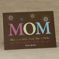 For Mom Personalized Mother's Day Greeting Card