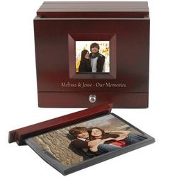 Boxed Photo Album with Front Frame