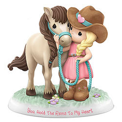 Precious Moments You Hold The Reins To My Heart Figurine