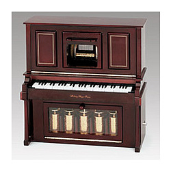 Player Piano Music Box with Interchangable Cylinders - FindGift.com