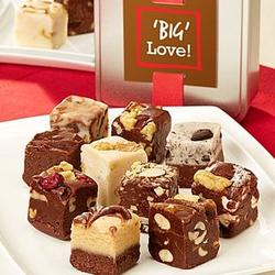 Big Love Valentines Gourmet Fudge Tin