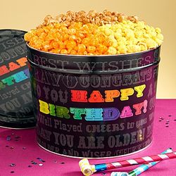 Say It In Color Thank You 3 Flavor 2 Gallon Popcorn Gift Tin