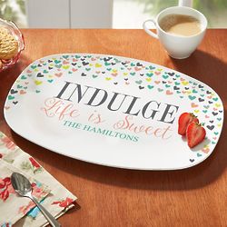Personalized Life is Sweet Platter
