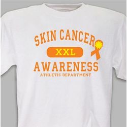 Skin Cancer Awareness Athletic Department T-Shirt