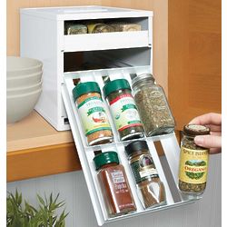 18 Bottle Spice Organizer with Labels