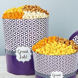 Great Job 6.5 Gallon 3-Flavor Popcorn Gift Tin