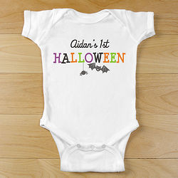 Personalized First Halloween Infant Creeper