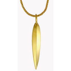 18k Yellow Gold Facet Necklace