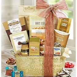 Elegant Sentiment Gourmet Gift Basket