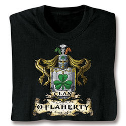 Personalized Irish Family Clan T-Shirt