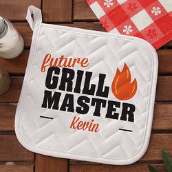 Future Master of the Grill Personalized Potholder
