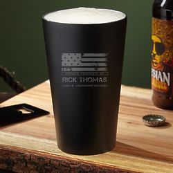American Hero's Personalized Pint Glass