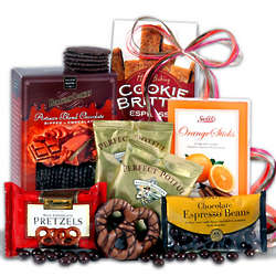 Coffee and Chocolates Gift Basket