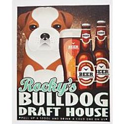 Personalized Draft House Dog Breed Canvas Wall Art