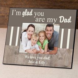 Personalized I'm Glad Father's Day Frame