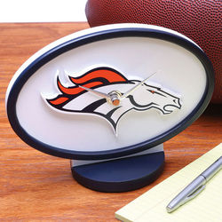 NFL Football Logo Desk Clock