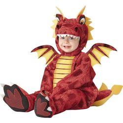 Infant's Red Dragon Costume