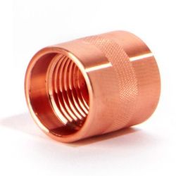 Machined Copper Flask Screw-Top