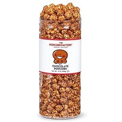 Chocolate Popcorn 16 Ounce Sweet Clear Favorite Cannister