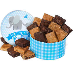 Welcome Baby Boy Brownie Gift Box